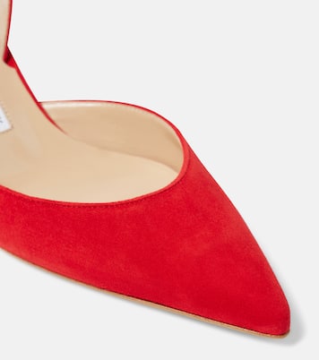 Escarpins Carolyne Gala Val en daim | Manolo Blahnik