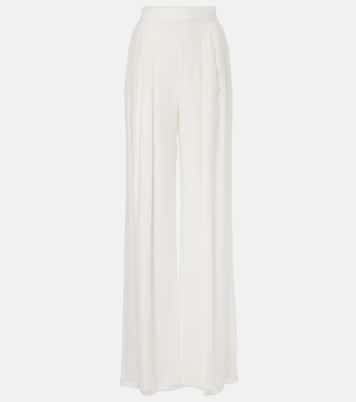 Pantalon de mariée ample Lampo en soie | Max Mara