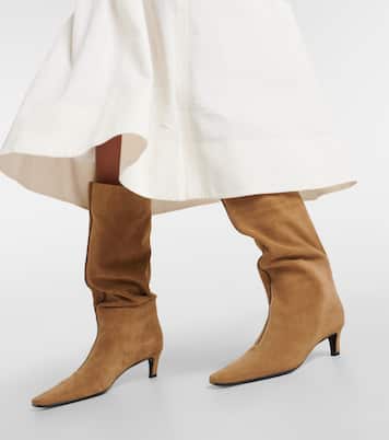 Bottes Wide Shaft en daim | Toteme