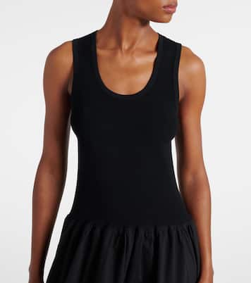 Robe longue White Label Malia en coton | Proenza Schouler