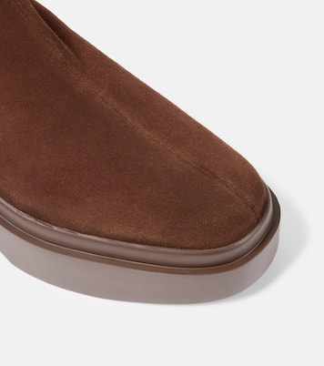 Nelle suede platform ankle boots | Clergerie
