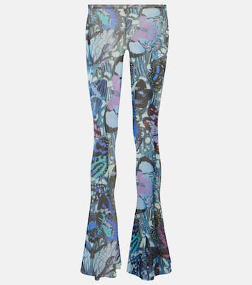 Pantalones flared Papillon de jersey | Jean Paul Gaultier