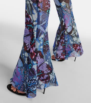 Pantalones flared Papillon de jersey | Jean Paul Gaultier