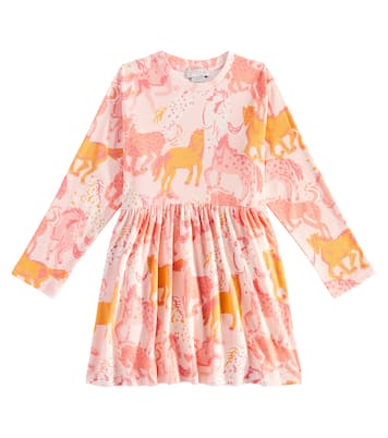 Abito Prairie Horses in misto cotone | Stella McCartney Kids