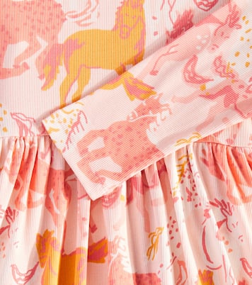 Abito Prairie Horses in misto cotone | Stella McCartney Kids