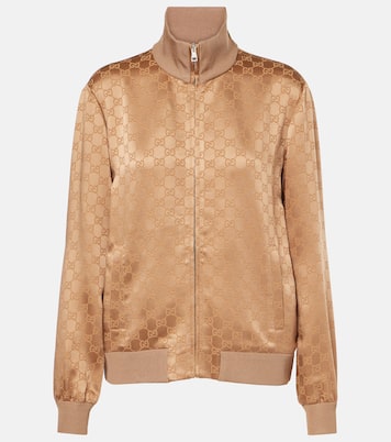 Blouson GG in raso jacquard | Gucci