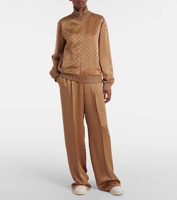 Blouson GG in raso jacquard | Gucci