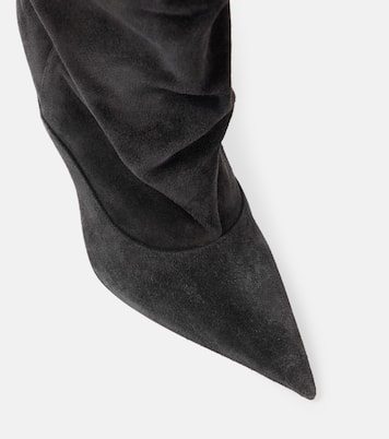 Overknee-Stiefel Ines 105 aus Veloursleder | Paris Texas