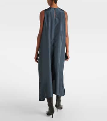 Asymmetric satin dress | Acne Studios