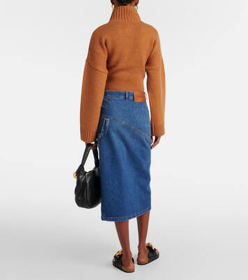 Falda midi de denim | JW Anderson