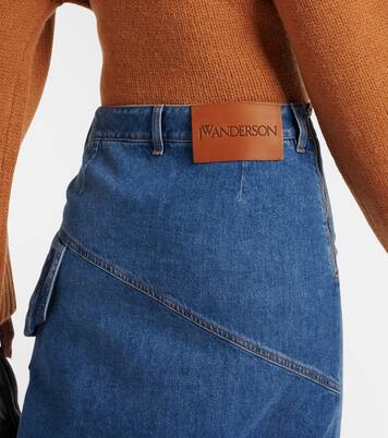 Falda midi de denim | JW Anderson