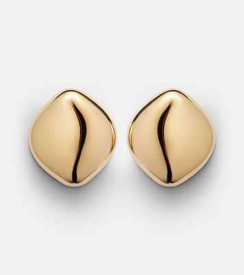 Boucles d'oreilles Puffy Cushion en plaqué or 10 ct | Jennifer Fisher