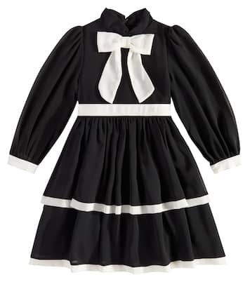 Abito in tulle a balze con fiocco | Patachou