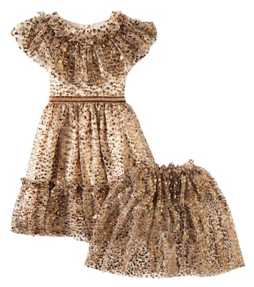 Set aus Kleid und Cape mit Pailletten | Patachou