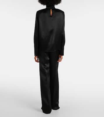 Blusa in raso di seta | Saint Laurent