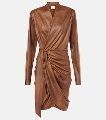 Wickelkleid Aleora aus Velourslederimitat | Isabel Marant