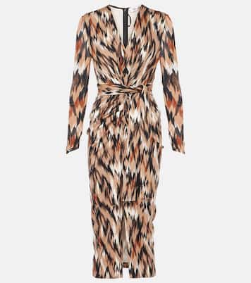 Vestido midi Hades de jersey estampado | Diane von Furstenberg