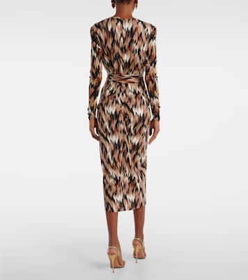 Vestido midi Hades de jersey estampado | Diane von Furstenberg