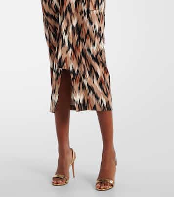 Vestido midi Hades de jersey estampado | Diane von Furstenberg