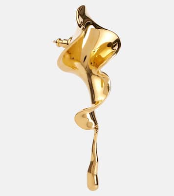 Orecchini pendenti Tidal bagnati in oro | Khaite