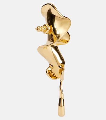 Orecchini pendenti Tidal bagnati in oro | Khaite