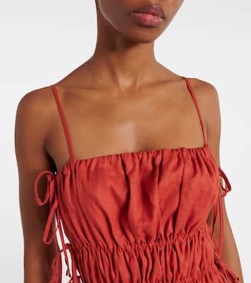Abito midi Eze in lino | Asceno