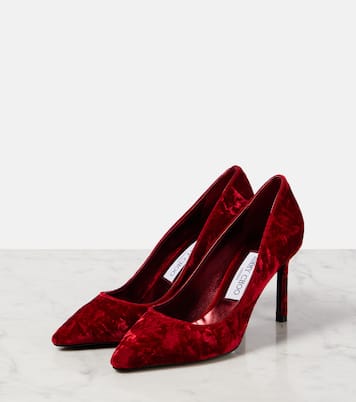 Pumps Romy 85 in velluto | Jimmy Choo