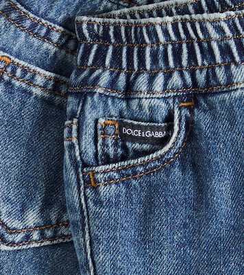 Bebé - jeans con lazo | Dolce&Gabbana Kids