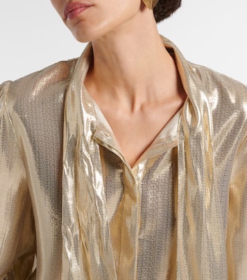 Camicia in lamé | Self-Portrait