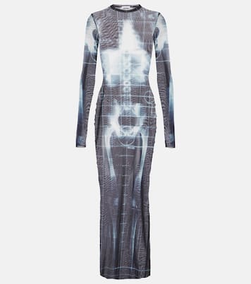Abito lungo Squeletor in tulle | Jean Paul Gaultier