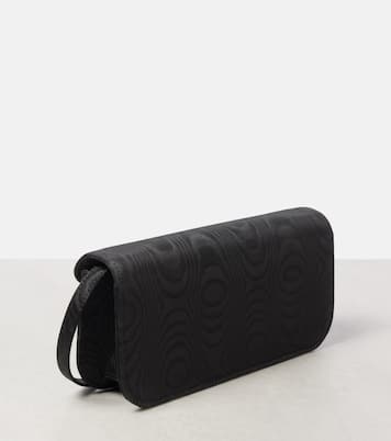 VLogo Signature embellished moiré clutch | Valentino Garavani