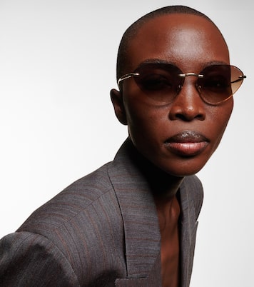 Serpenti embellished cat-eye sunglasses | Bvlgari