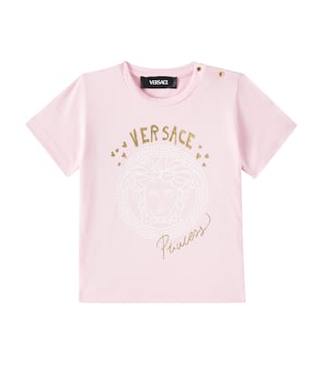 تي شيرت لمولود جديد من القطن الجيرسيه Medusa | Versace Kids