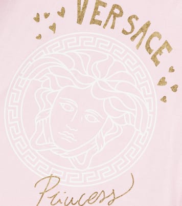 تي شيرت لمولود جديد من القطن الجيرسيه Medusa | Versace Kids