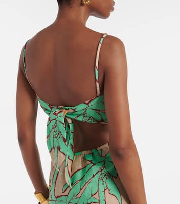 Abito lungo Beach Harmony in lino | Johanna Ortiz