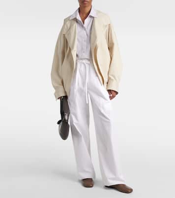 Technical cropped trench coat | Lemaire