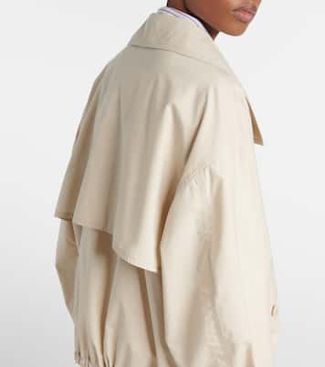 Technical cropped trench coat | Lemaire