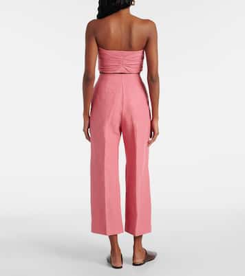 Santu linen and cotton-blend culottes | Tove