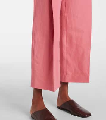 Santu linen and cotton-blend culottes | Tove