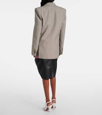 Oversized double-breasted wool blazer | Stella McCartney