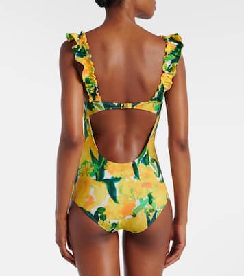 Boop floral ruffled swimsuit | La DoubleJ