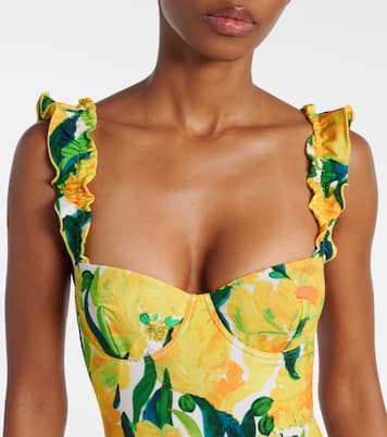 Boop floral ruffled swimsuit | La DoubleJ