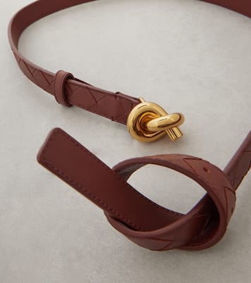 Knot Intrecciato leather belt | Bottega Veneta