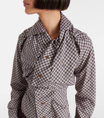 Drunken gathered cotton shirt | Vivienne Westwood