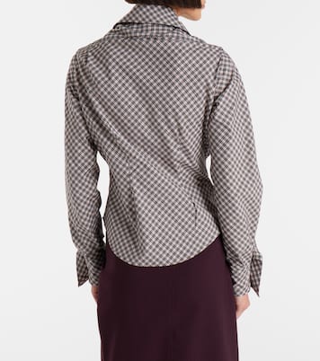 Drunken gathered cotton shirt | Vivienne Westwood