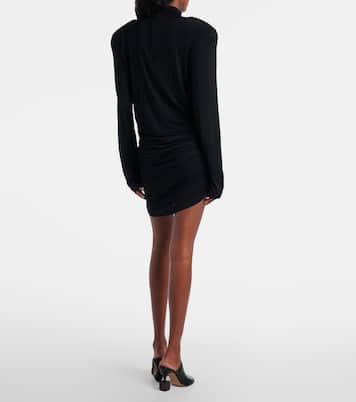 فستان قصير بياقة عالية | Jacquemus