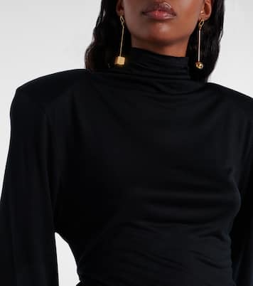 فستان قصير بياقة عالية | Jacquemus