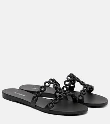 Mules Infinity Chain Jelly | Aquazzura