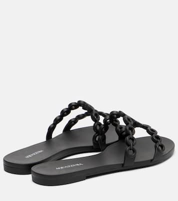 Mules Infinity Chain Jelly | Aquazzura