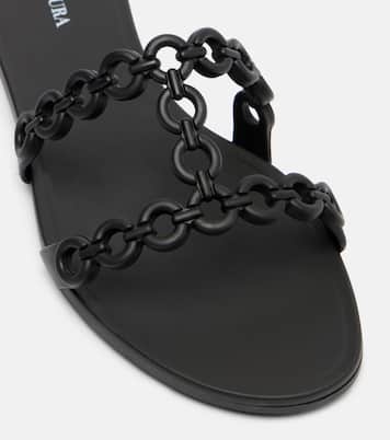 Mules Infinity Chain Jelly | Aquazzura